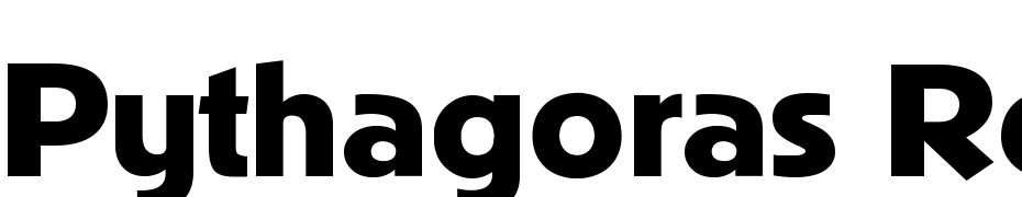 Pythagoras Regular Yazı tipi ücretsiz indir